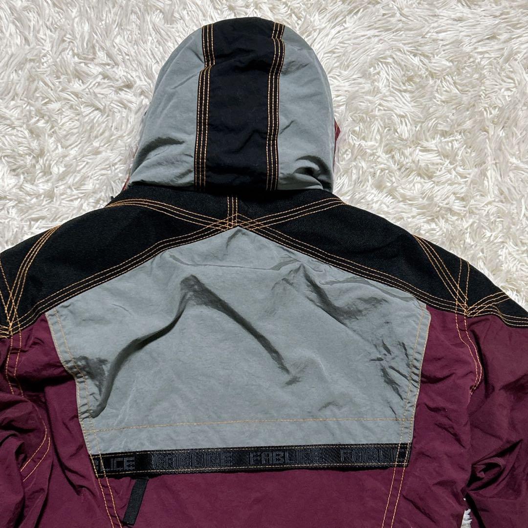 【2414】FABLICE レアカラー　スキーウェア エンジ色　M