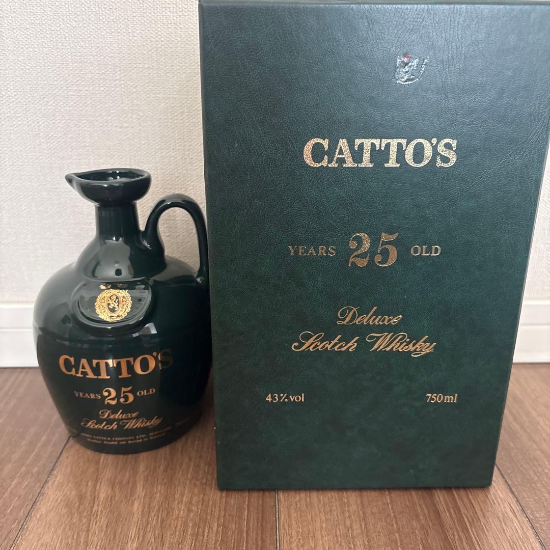CATTO'S 25年熟成スコッチウイスキー deluxe750ml 希少　古酒