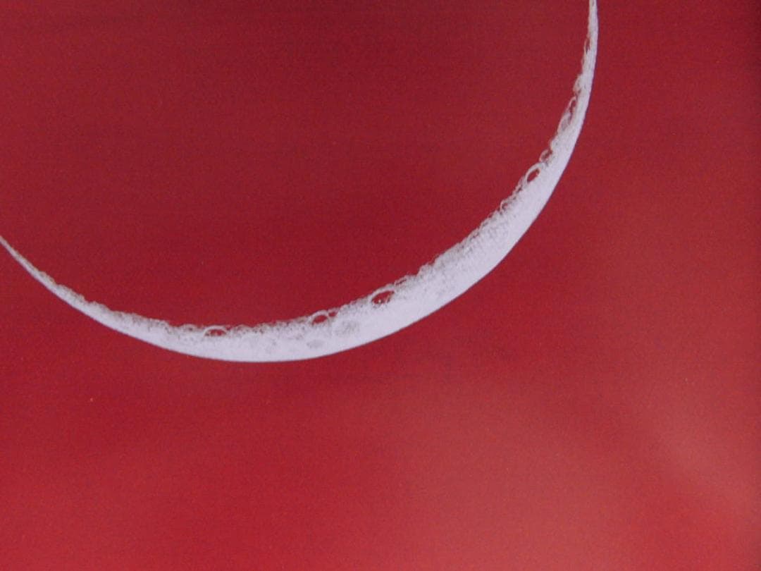 シム・シメール、【WHITE LION MOON】、希少な額装用画集より