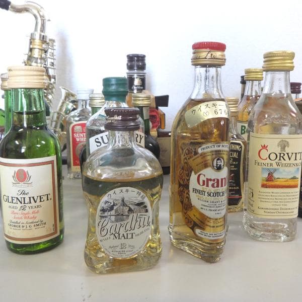 古酒 ミニボトル ウィスキー リキュール など まとめて 25本セット