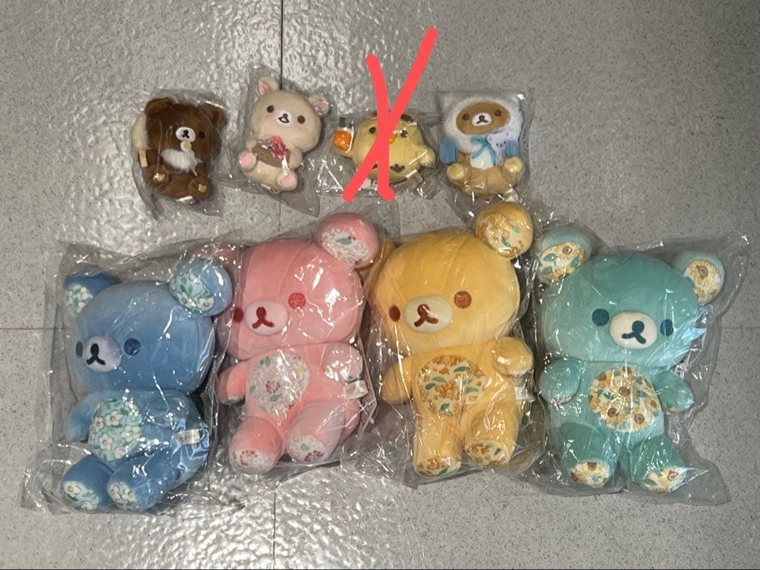 (新品未開封)あなたを想うふっくらぬいぐるみ 7点