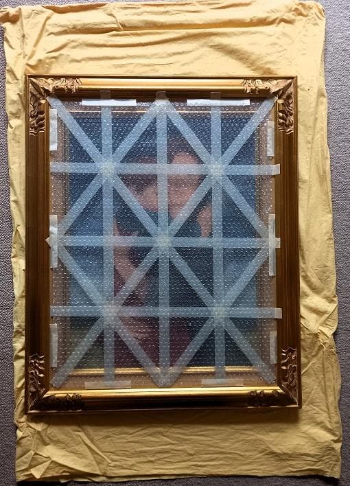 中島義行　タイトル「聖母子」　P１２号　リアリズム最高傑作　真作保証