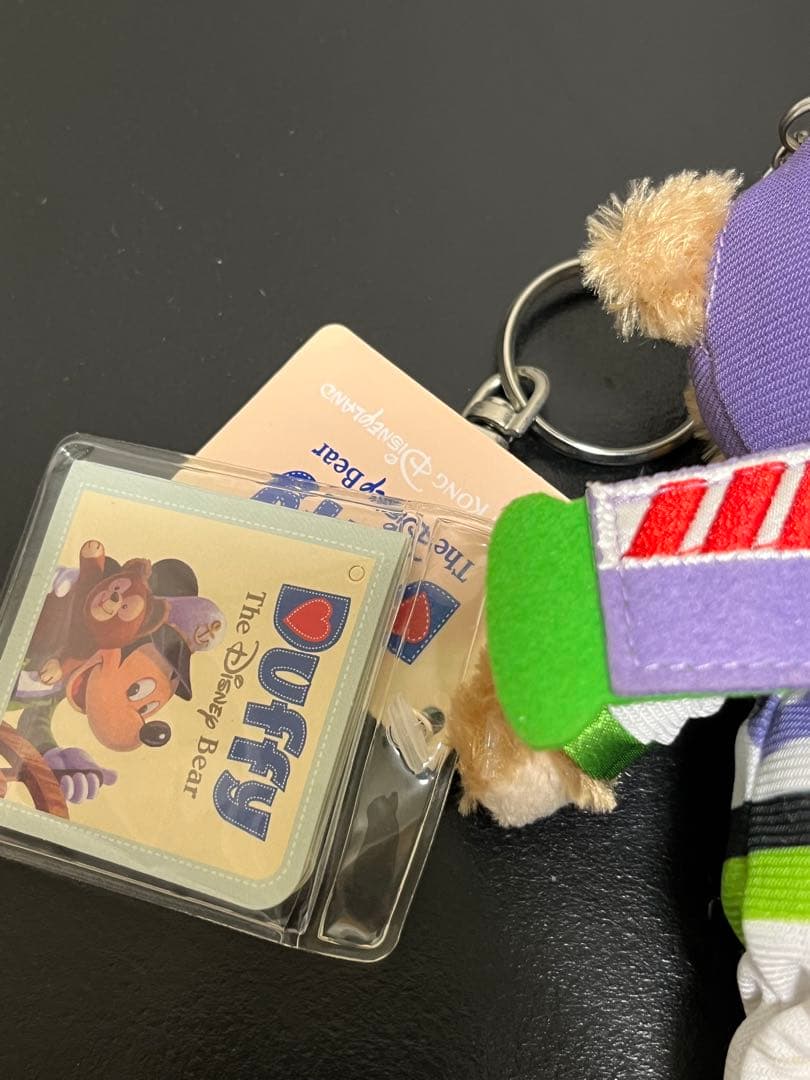 ダッフィー バズ・ライトイヤー 香港ディズニーランド ぬいぐるみキーチェーン