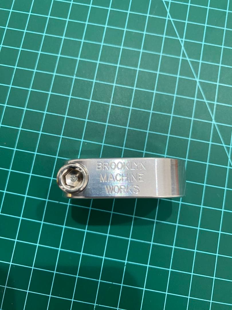 ブルックリンマシンワークス/シートクランプ/シルバー/29.8