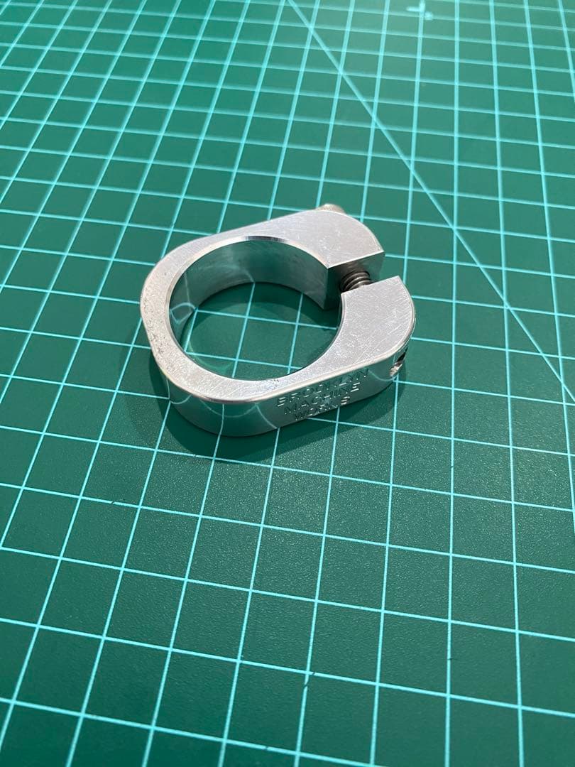 ブルックリンマシンワークス/シートクランプ/シルバー/29.8