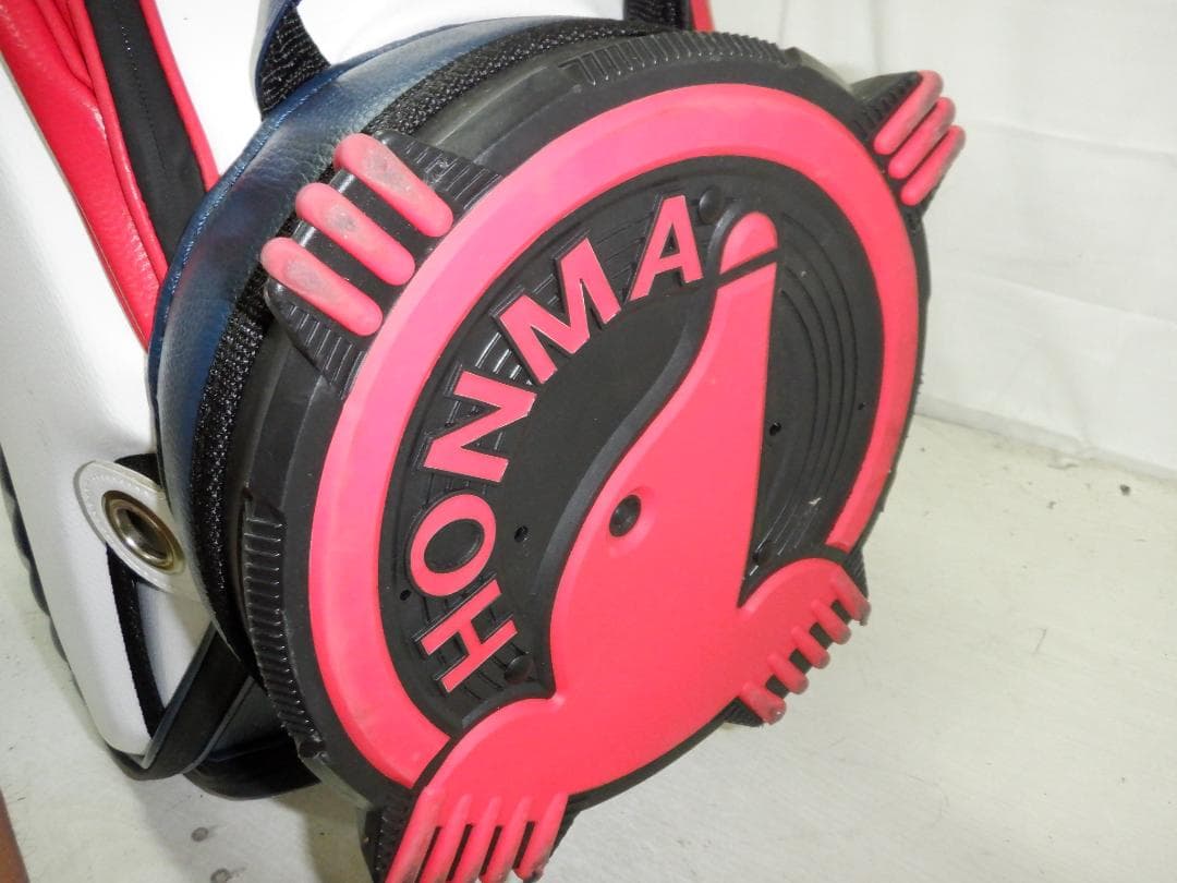 HONMA★本間ゴルフ★9.5型★３点式★美品★プロモデル(RED×WH×NV)