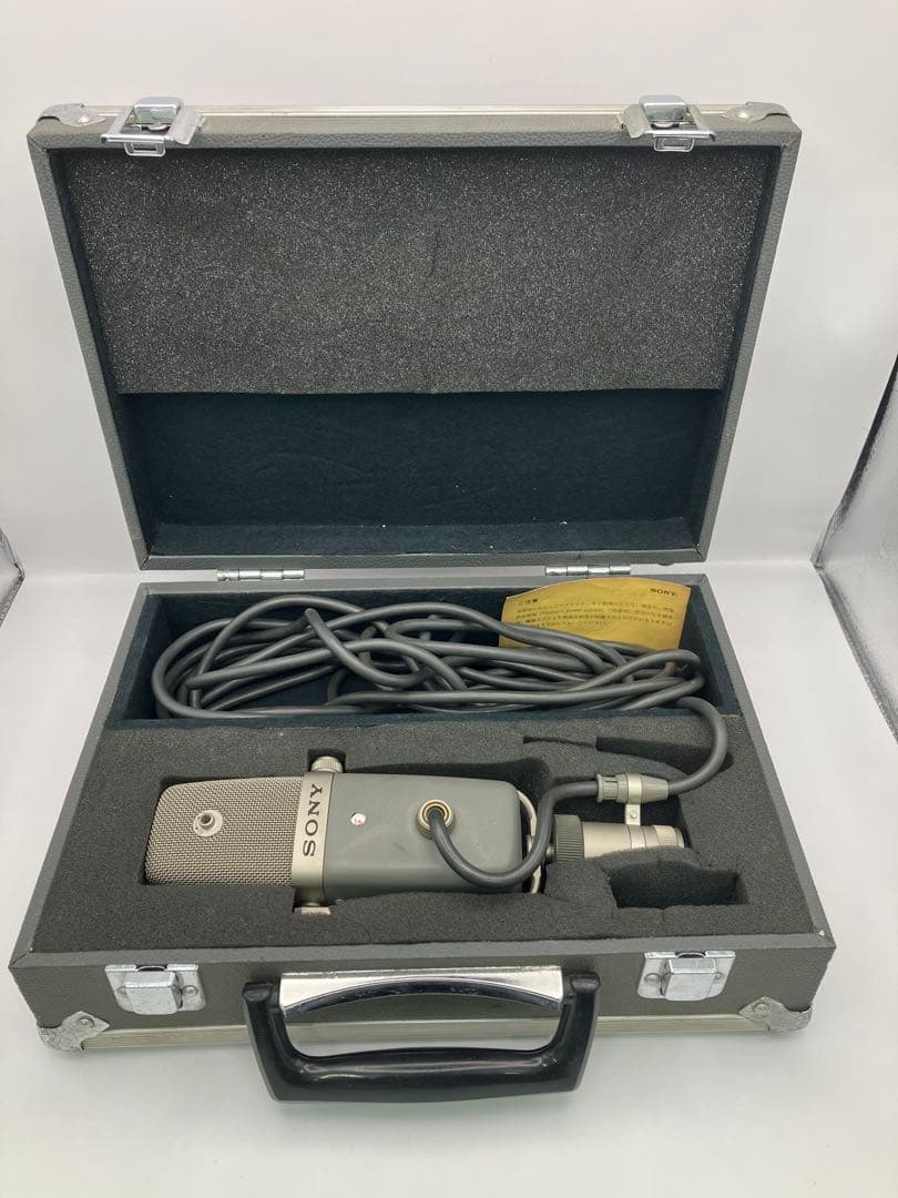 SONY C-38B ケース付属　漫才マイク　コンデンサーマイク　Y-②