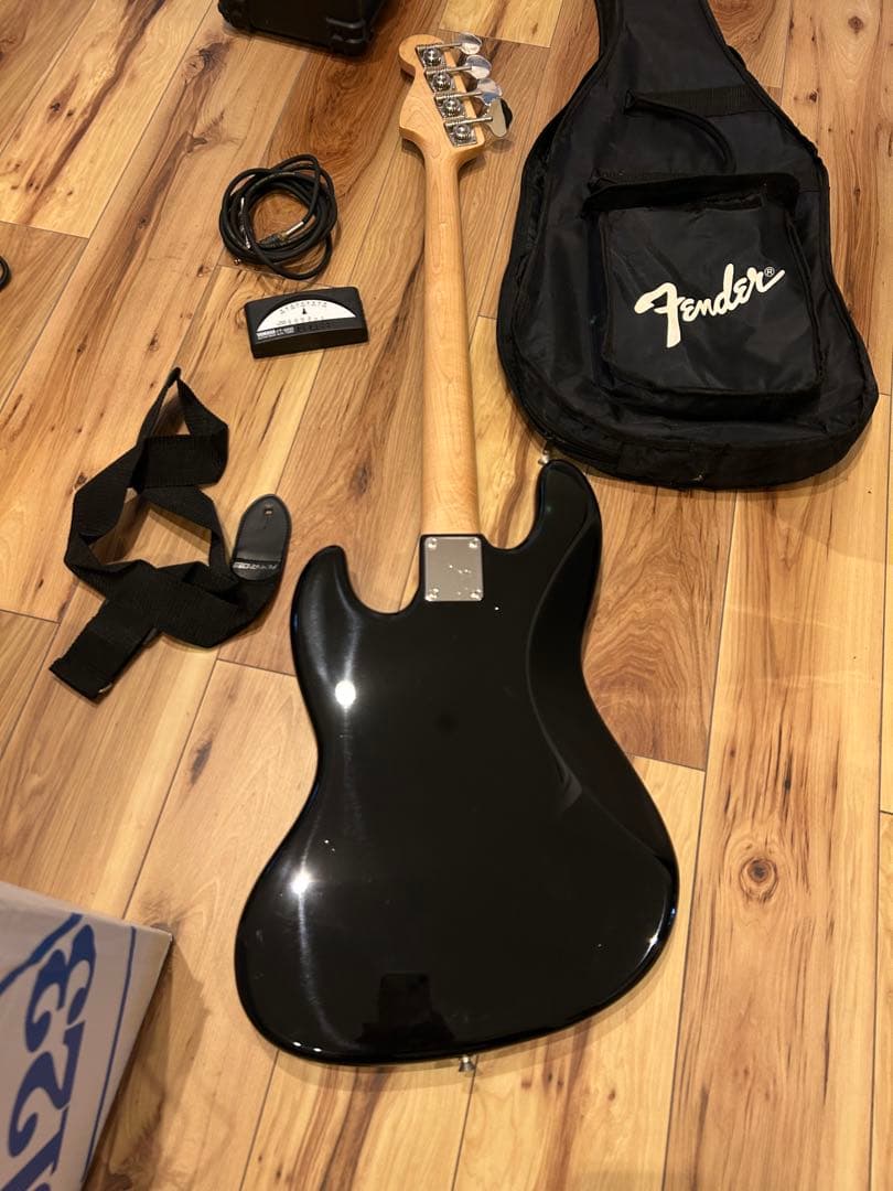 Fender ジャズベース ブラック 初心者セット（ミディアムスケール）