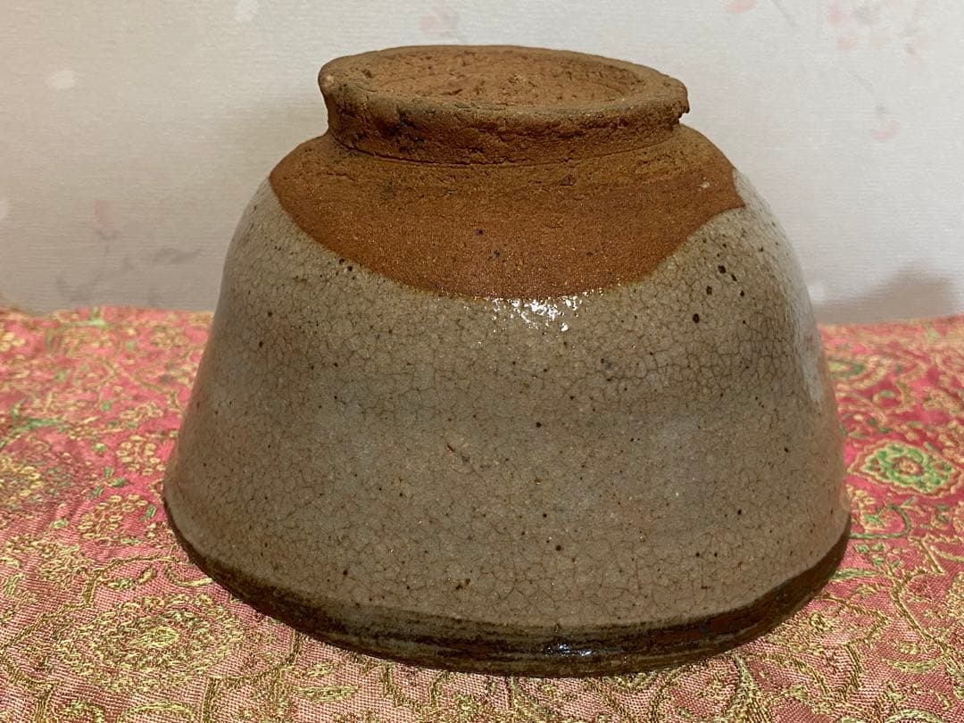 ♦唐津焼 無地唐津 茶道具 抹茶碗 作家物 骨董品