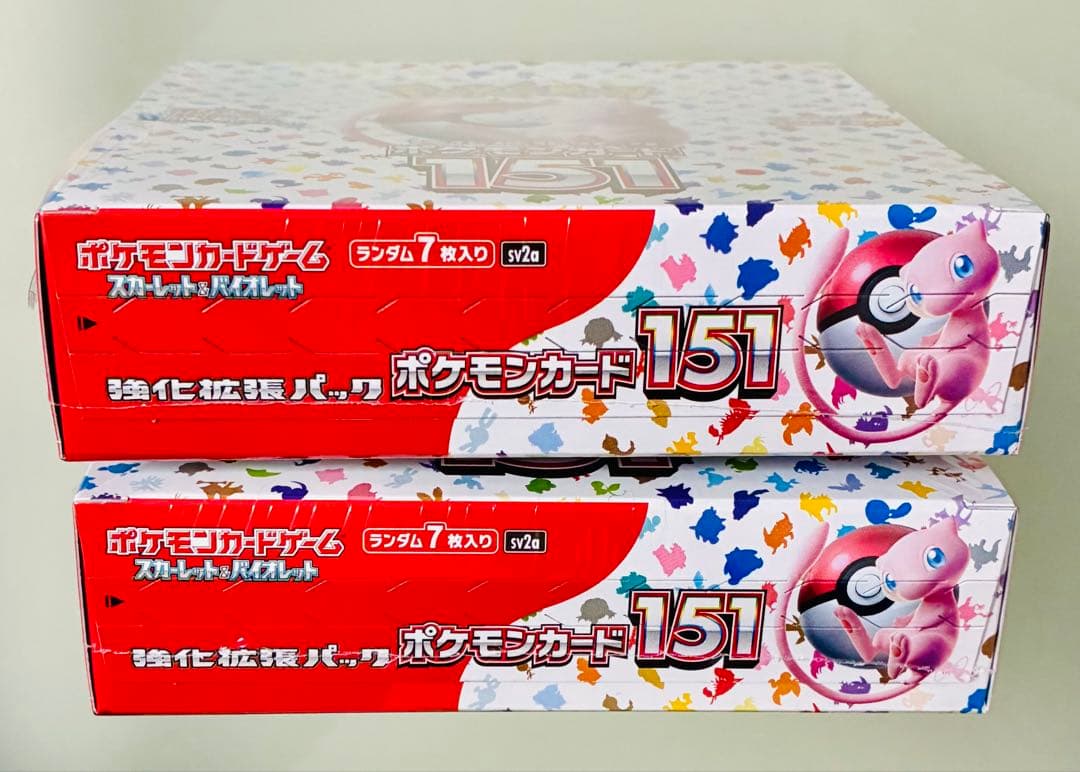 ✨新品・未開封✨ポケモンカード 強化拡張パック 151 2BOX シュリンク付き