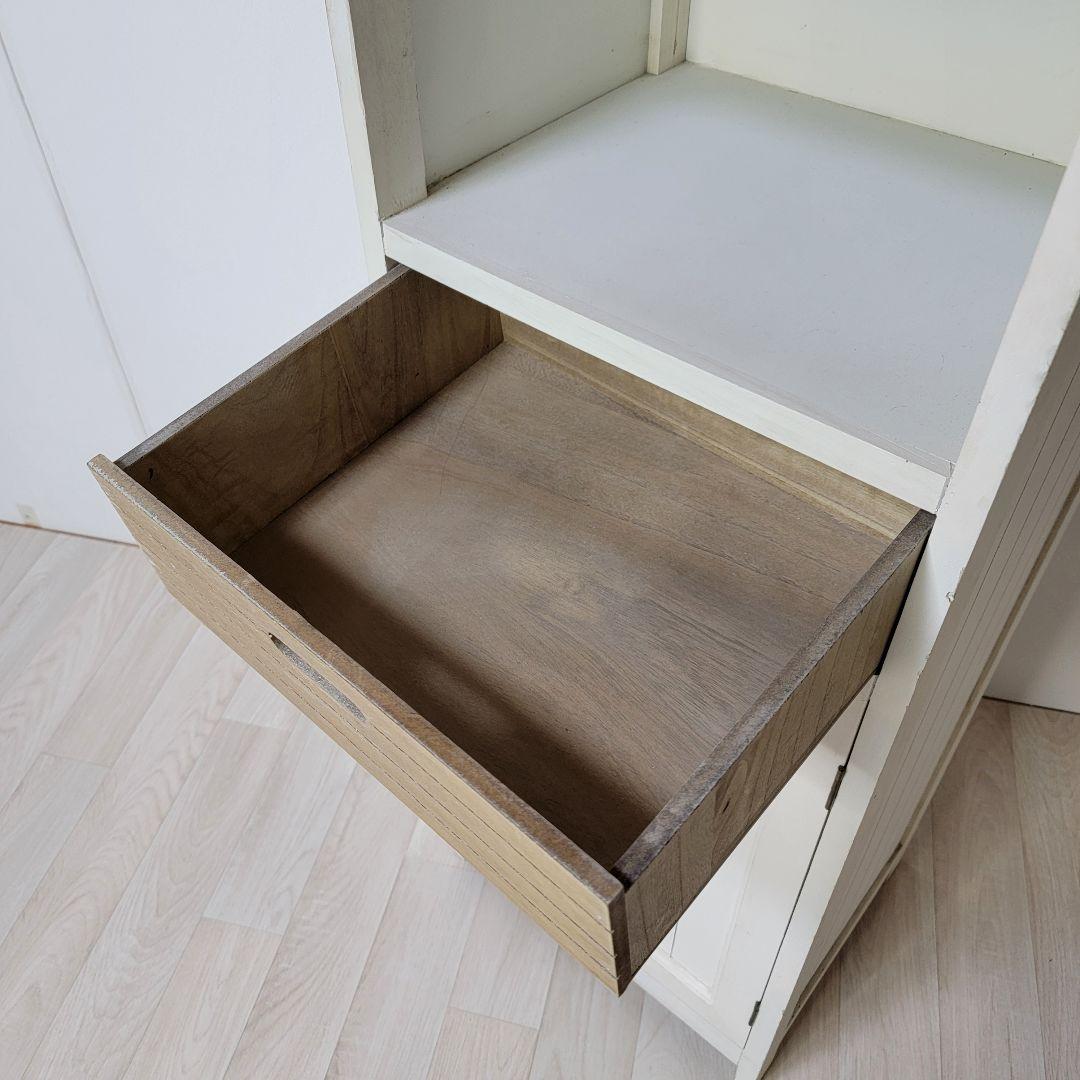 天然木トールキャビネット 45×35×150(cm)