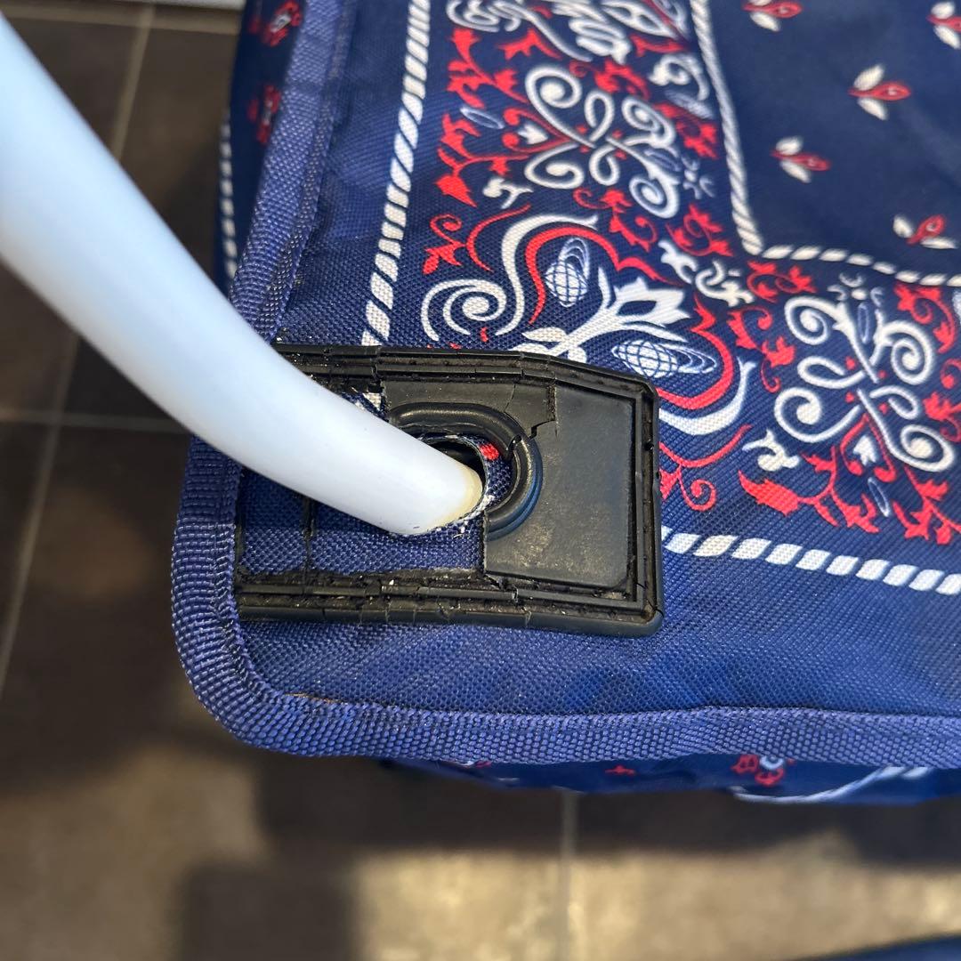 Coleman×ビームス バンダナ柄 アームチェア2脚 同柄シート 計3点セット