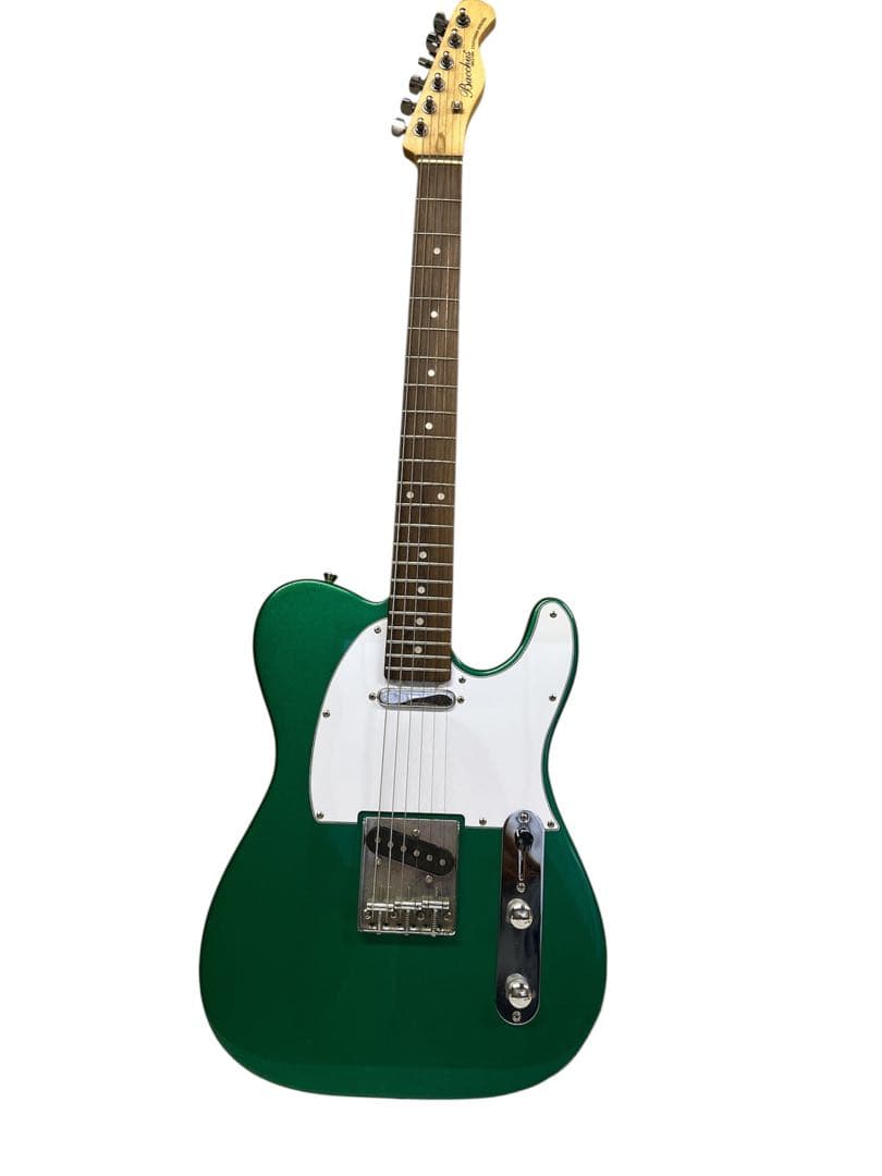 ★Bacchus エレキギター テレキャスタータイプ メタリックグリーン 現状品