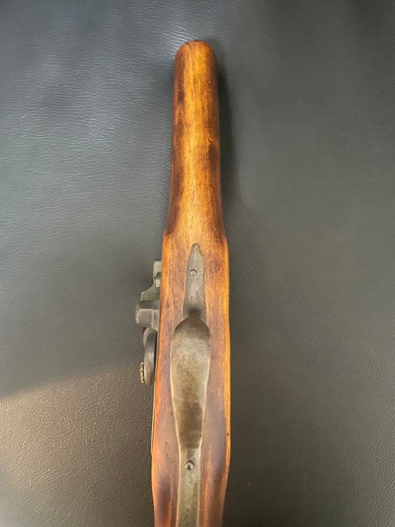 フリントロックピストル 木製グリップ