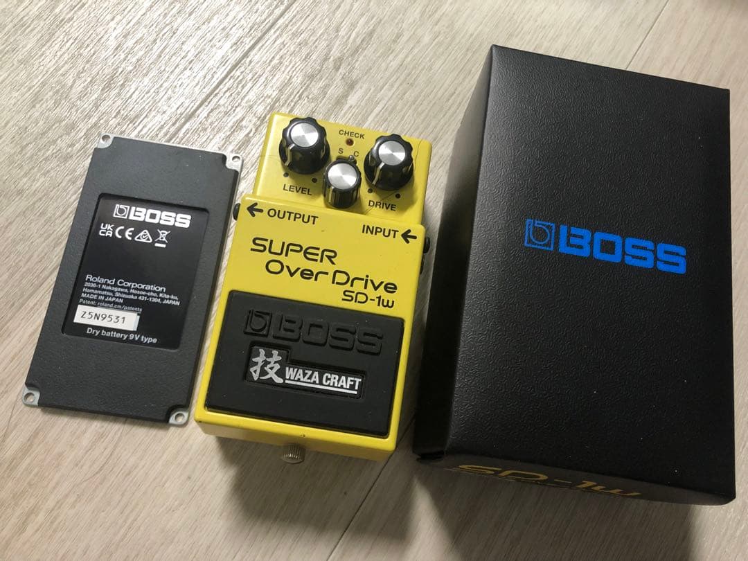 【美品】BOSS SUPER OverDrive SD-1W ギターエフェクター