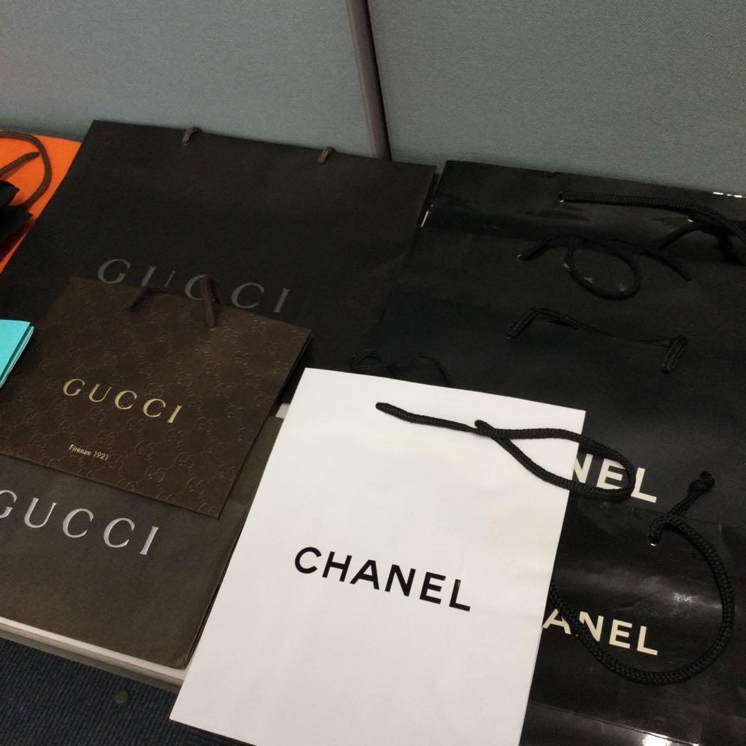 色々なブランド 紙袋 空箱 ルイヴィトン エルメス シャネル他 まとめて