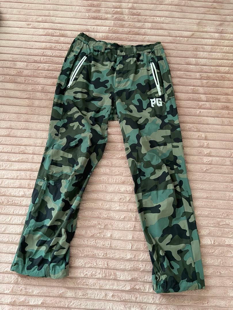 PEARLY GATESパーリーゲイツ防風レインスーツ サイズ５(L)迷彩ゴルフ