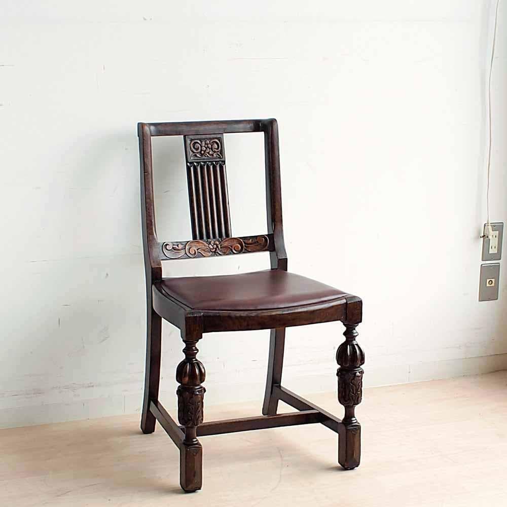 ミッキー様 バルボスレッグ オーク材 チェア D ZR24226