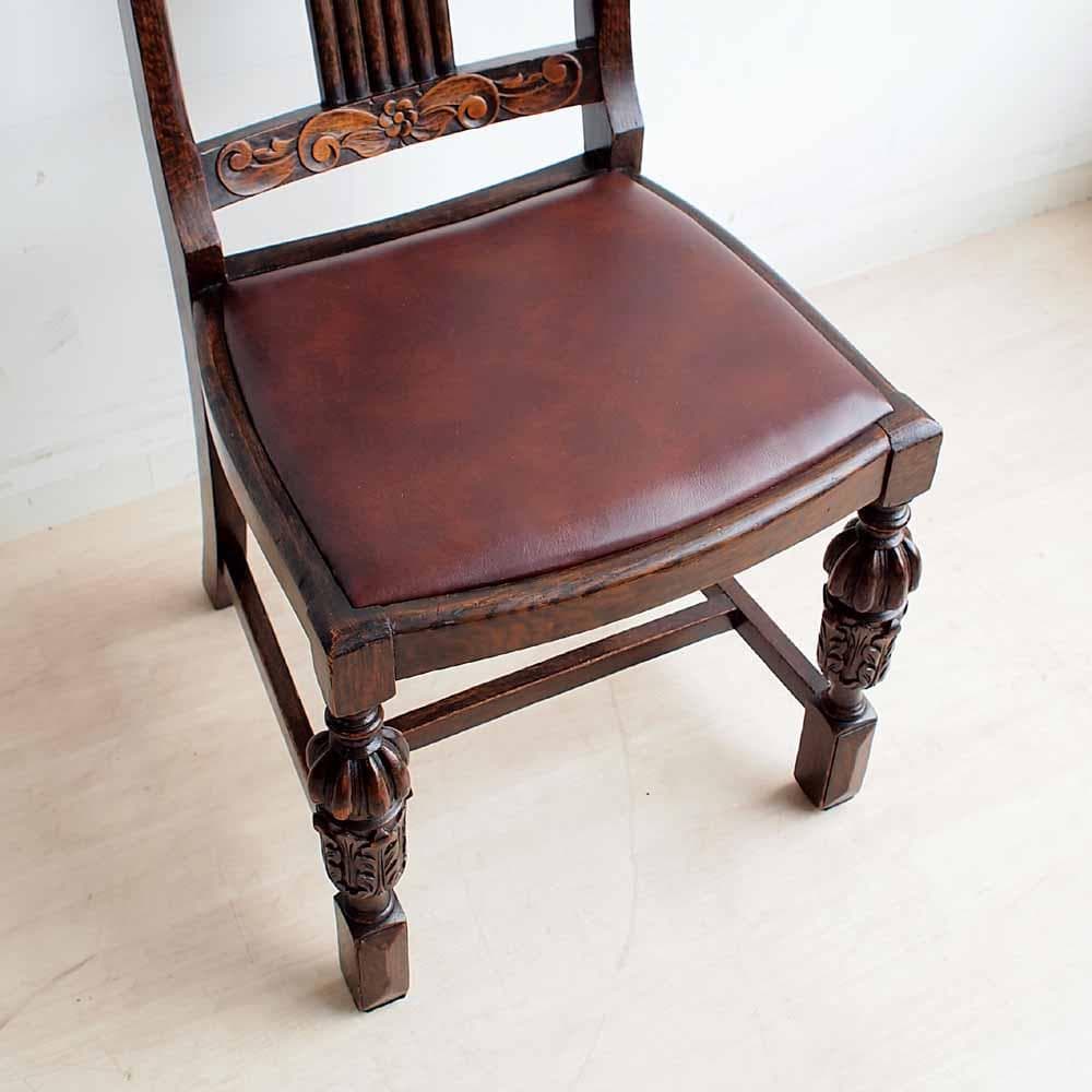 ミッキー様 バルボスレッグ オーク材 チェア D ZR24226