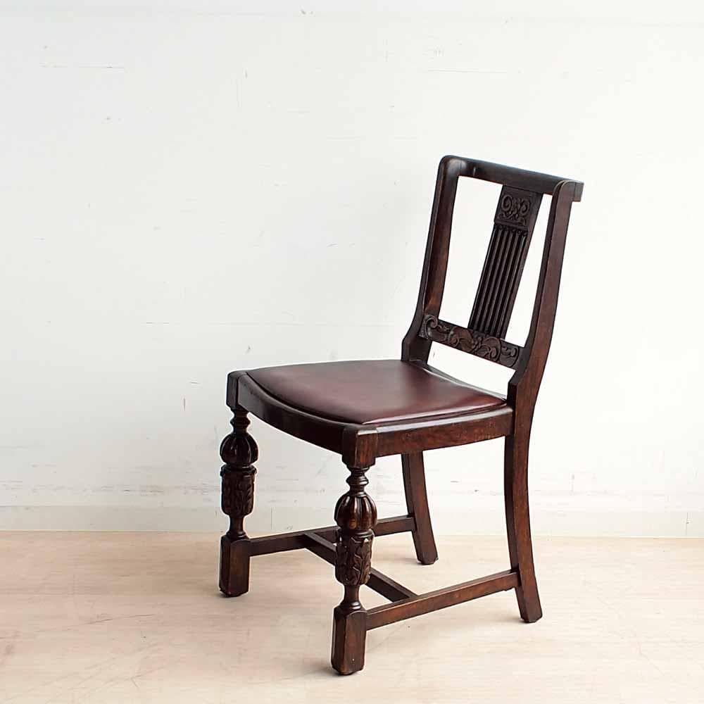 ミッキー様 バルボスレッグ オーク材 チェア D ZR24226