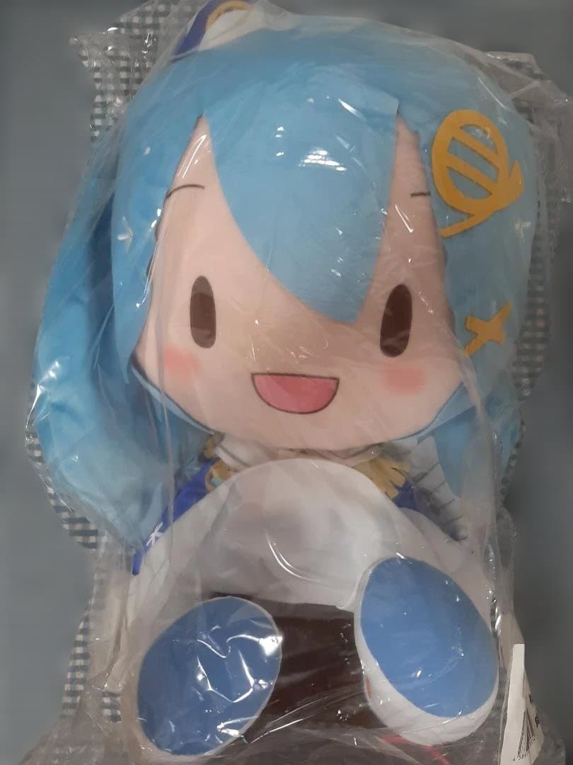 【新品・未開封】雪ミク2020 どでかジャンボふわふわぬいぐるみ