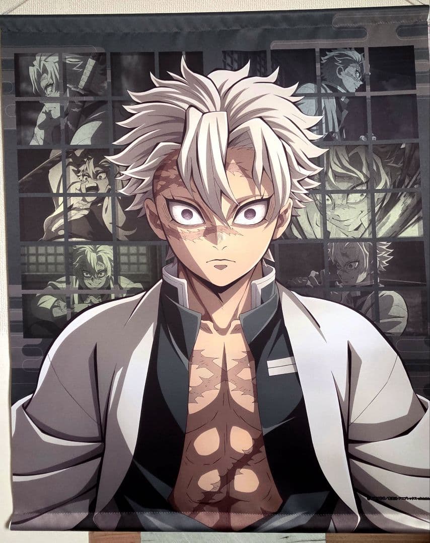 不死川実弥 タペストリー 鬼滅の刃 キービジュアル 完売品 レア