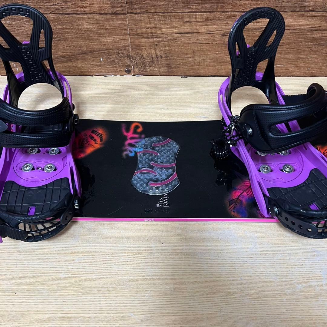 美品　SWIVEL サロモン　レディーススノーボード4点セット　初心者オススメ