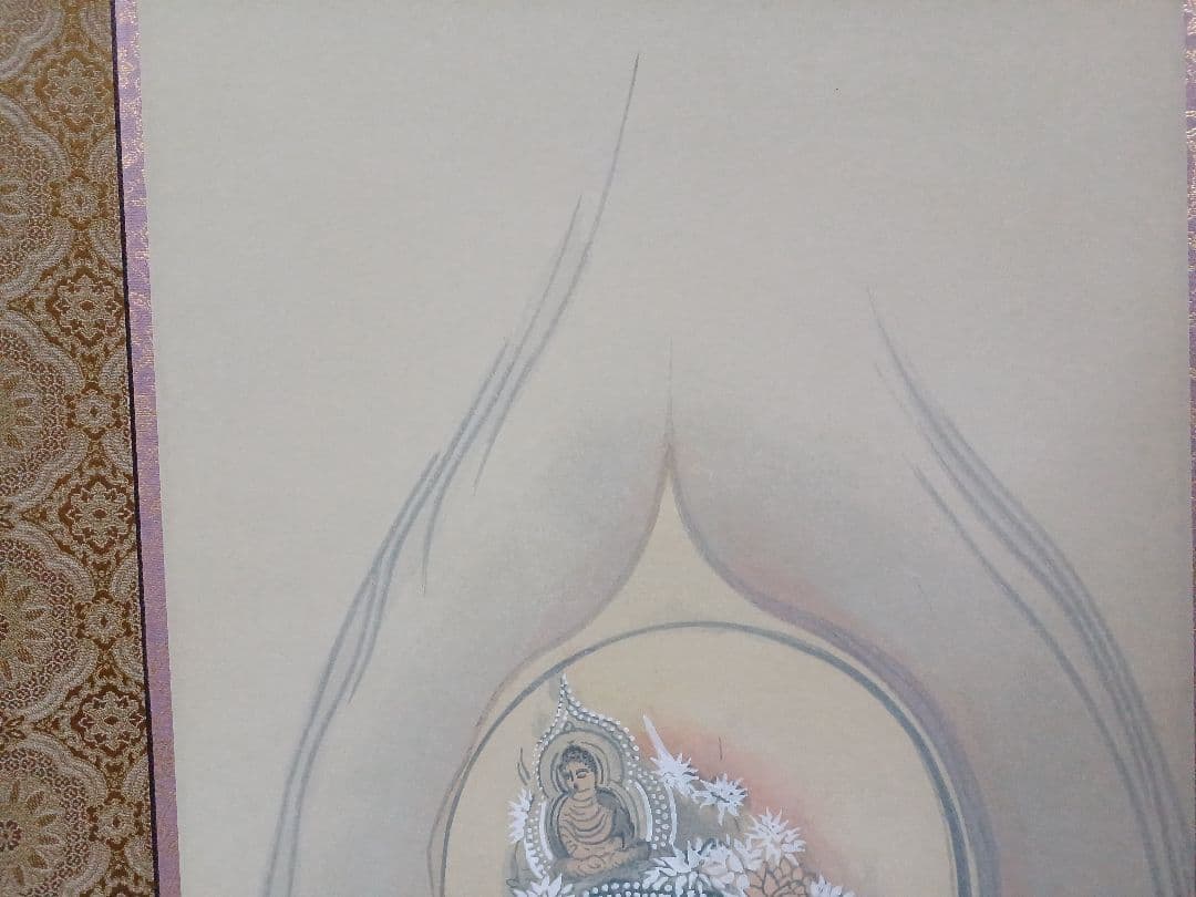 ◆村上華岳 「聖蓮華（しょうれんげ）」木版画　メナード美術館　限定380部◆