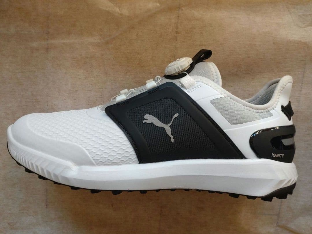 新品未使用 プーマ(PUMA)スパイクレス、ダイヤル式ゴルフシューズ