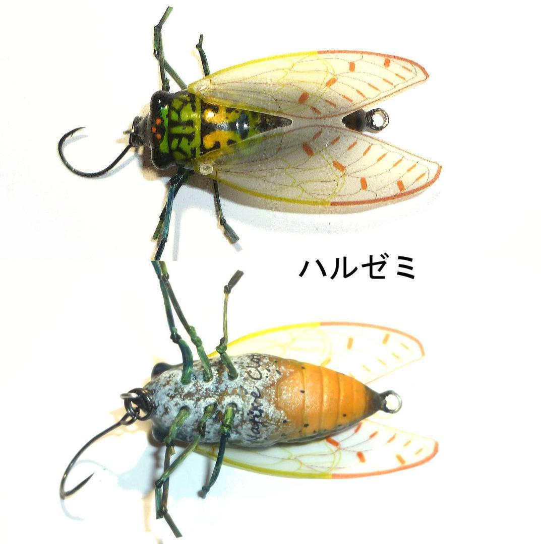 セミ型ルアー～湖面の蝉