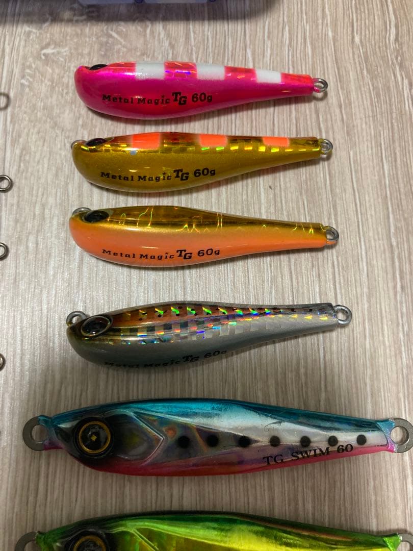 tgベイト タングステンジグ ライトジギングルアー　SLJメタルジグセット