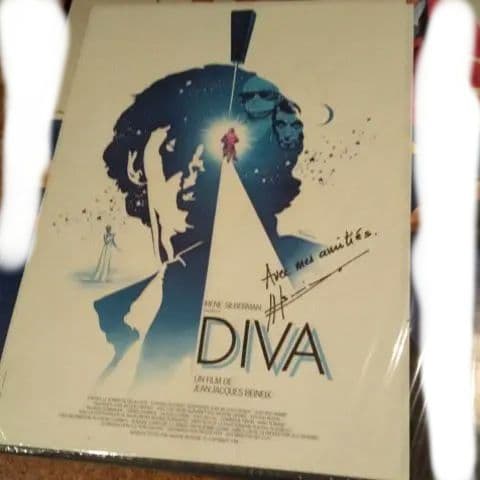 故ジャン＝ジャック・ベネックス監督　直筆サイン入り『ディーバ』オリジナルポスター