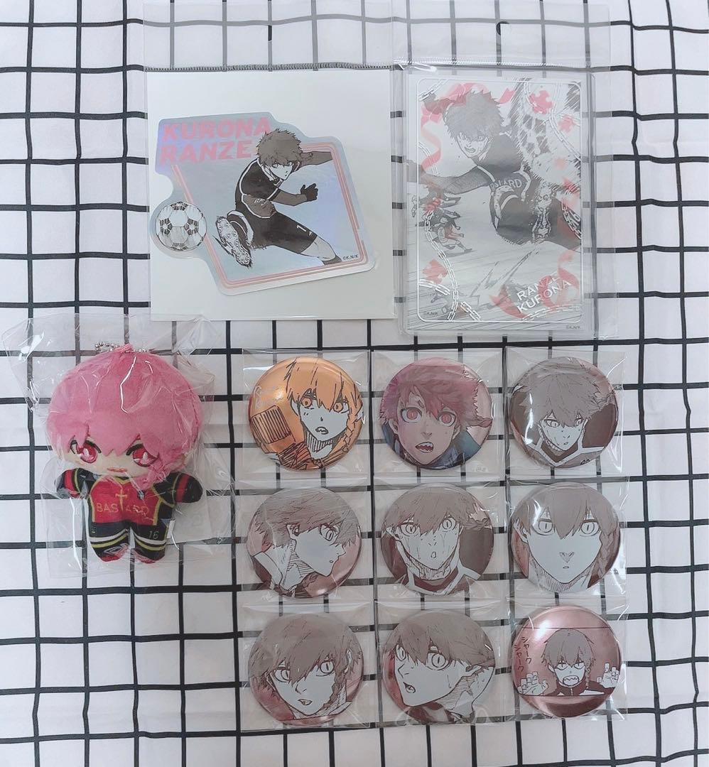ブルーロック ブルロ展 黒名蘭世 推しキャラバッジ まとめ売り