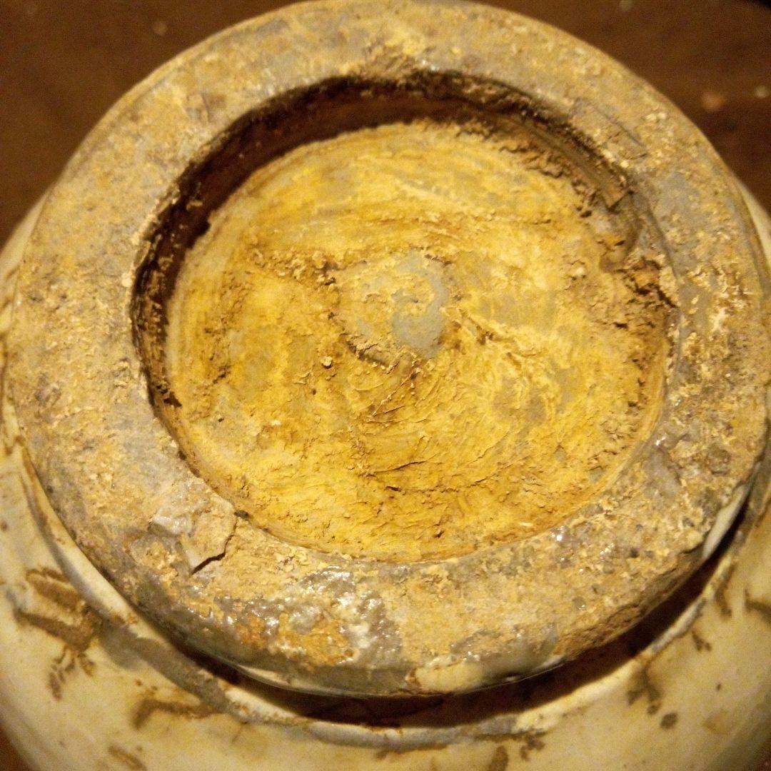 中国陶磁器　宋磁州窯　細頸壺