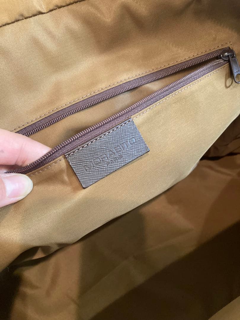 新品　MORABITOモラビト ボストンバッグ 旅行鞄 大容量 キャメルブラウン