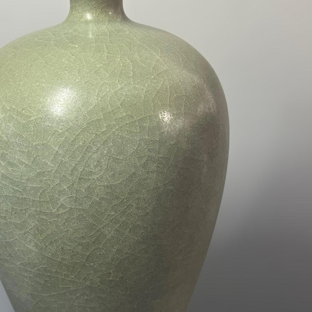 唐物 青磁梅瓶 中国美術 古玩 SH88