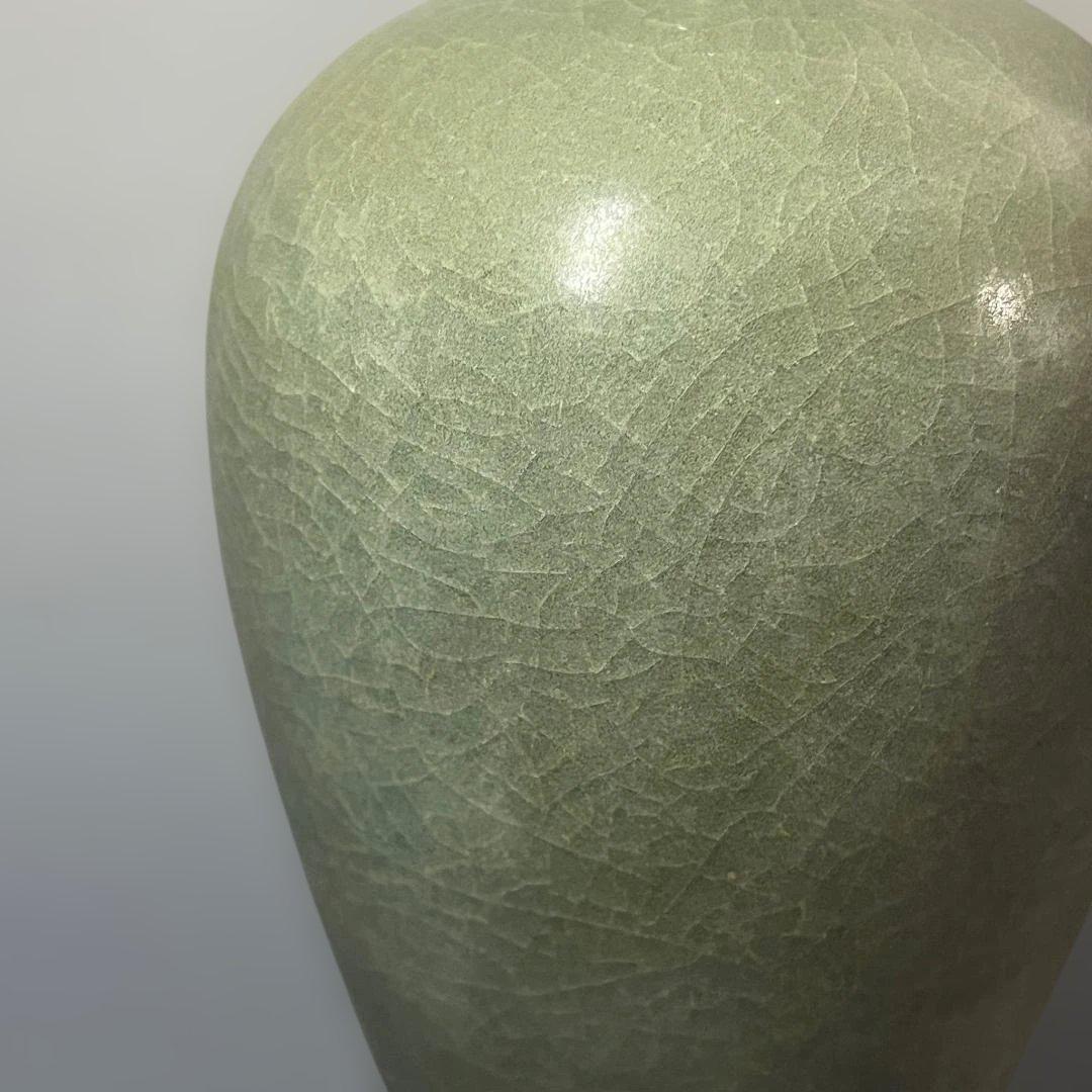 唐物 青磁梅瓶 中国美術 古玩 SH88