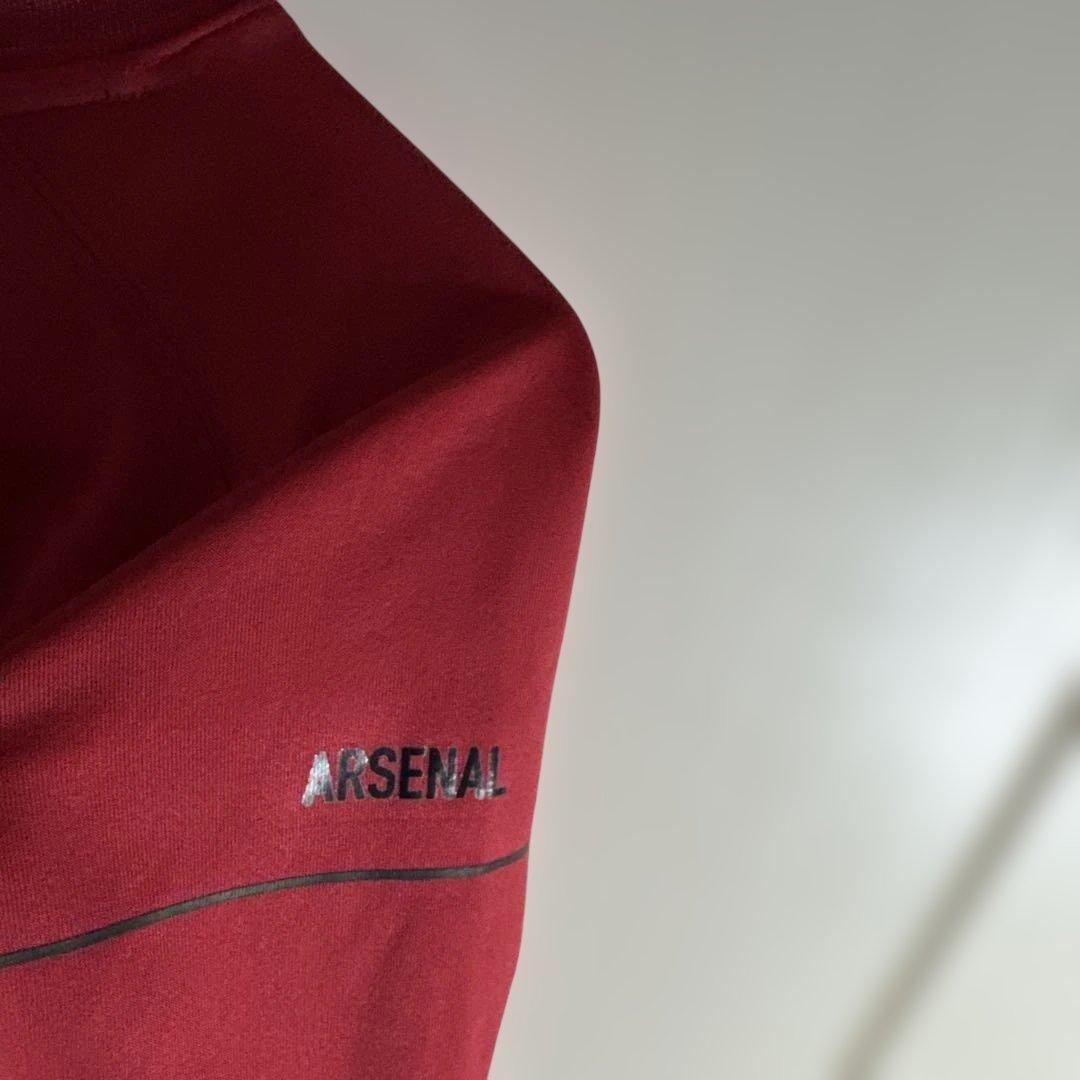 Nike×Arsenal 刺繍 アーセナル スウェット レッド