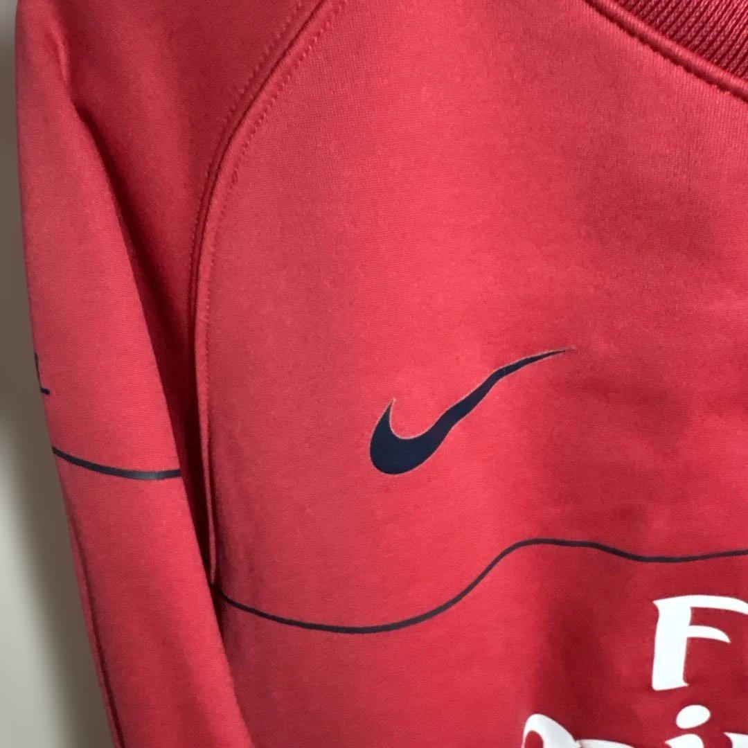 Nike×Arsenal 刺繍 アーセナル スウェット レッド