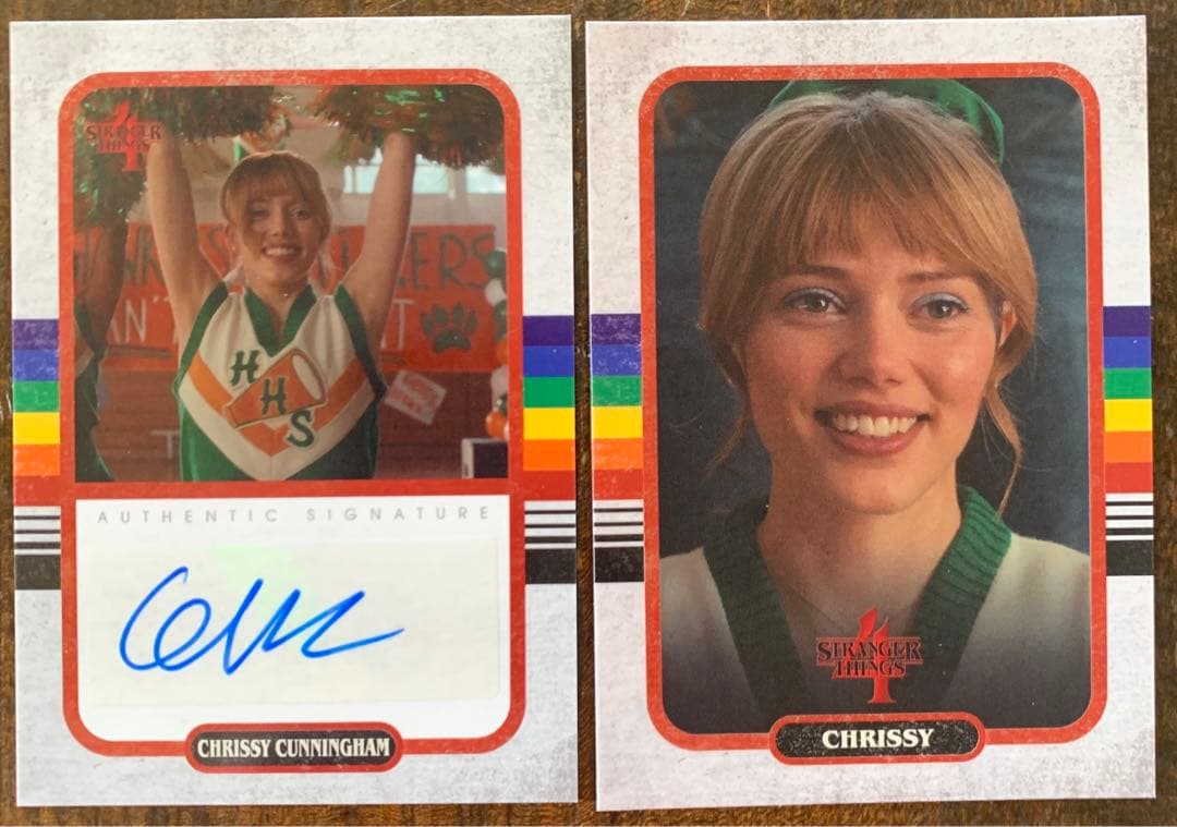 stranger things4 クリッシー　グレースヴァンディーン　直筆サイン