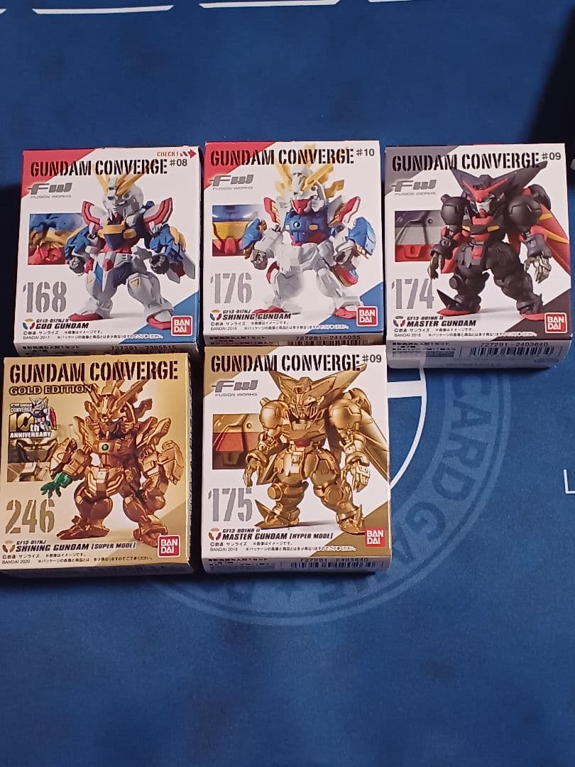 ガンダムコンバージ　Gガンダム　セット