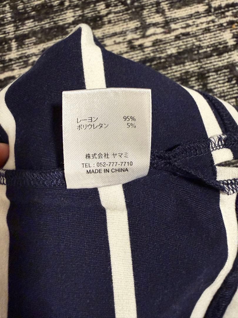 muta ムータマリンゴルフ　ボーダー　レディーストップス　2点セット