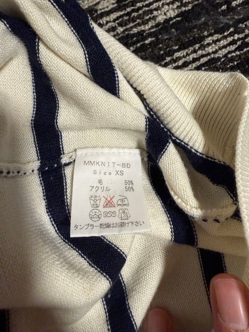 muta ムータマリンゴルフ　ボーダー　レディーストップス　2点セット