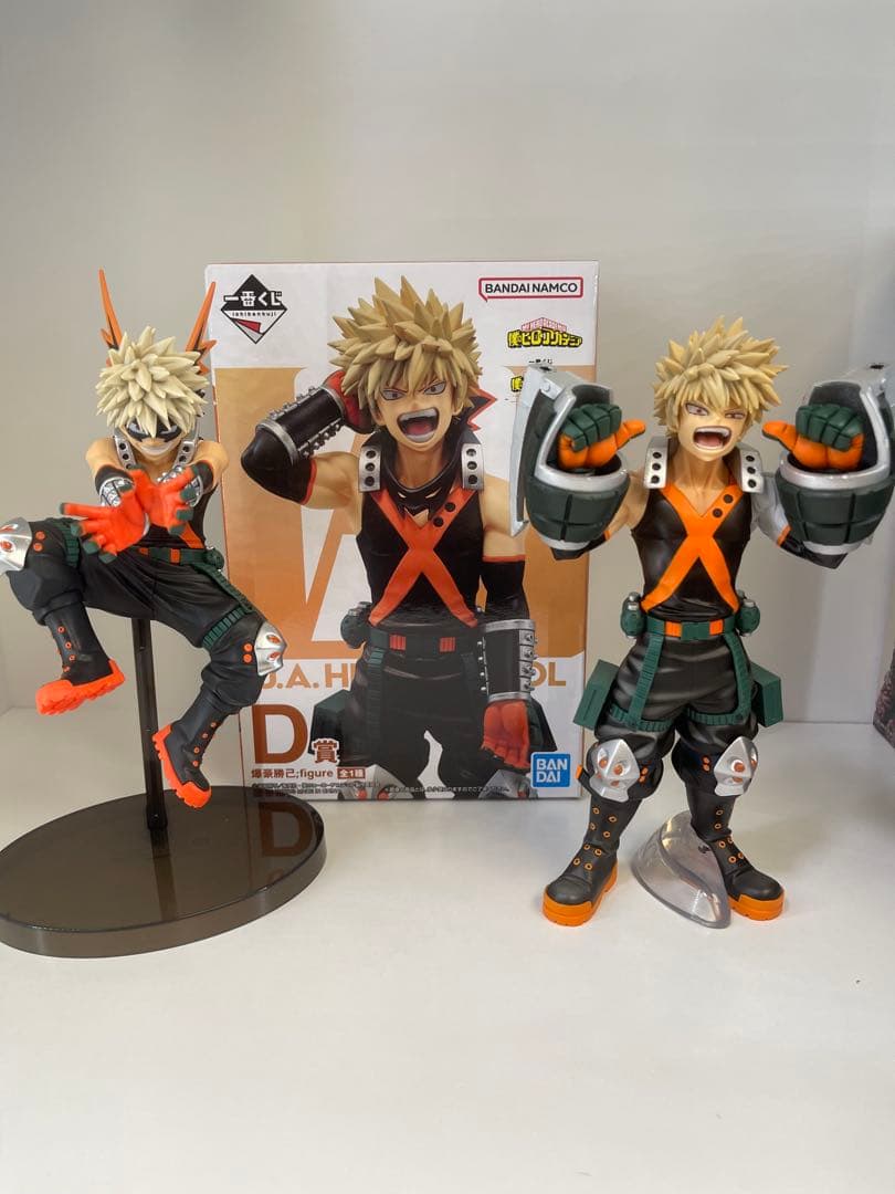 僕のヒーローアカデミア フィギュアセット　緑谷出久　爆豪勝己