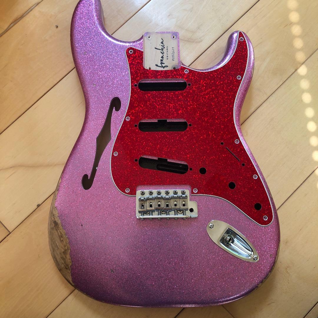 ギター Franchin Guitar Strat Thinline body