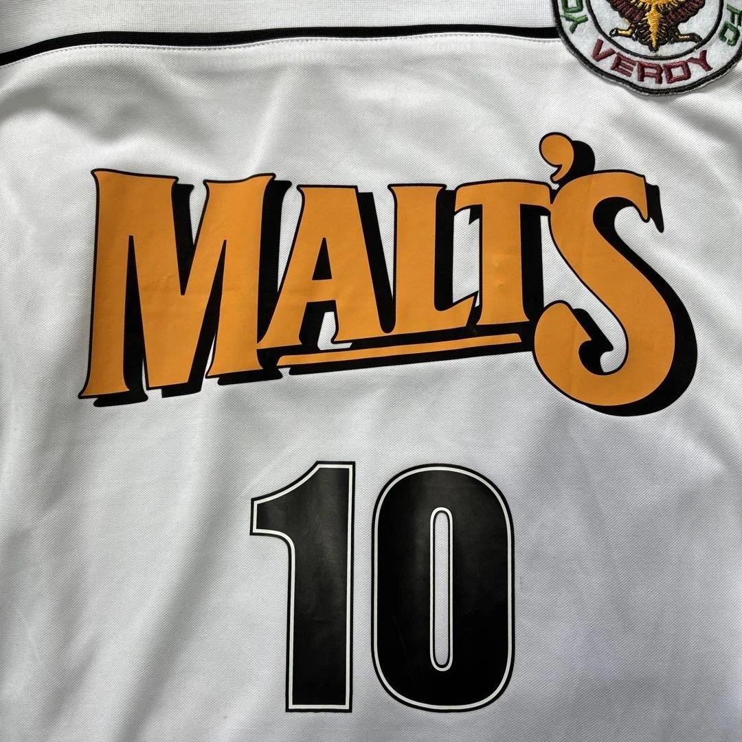 ヴェルディ川崎97 選手支給用　アウェイ長袖　#10 ラモス瑠偉　東京ヴェルディ