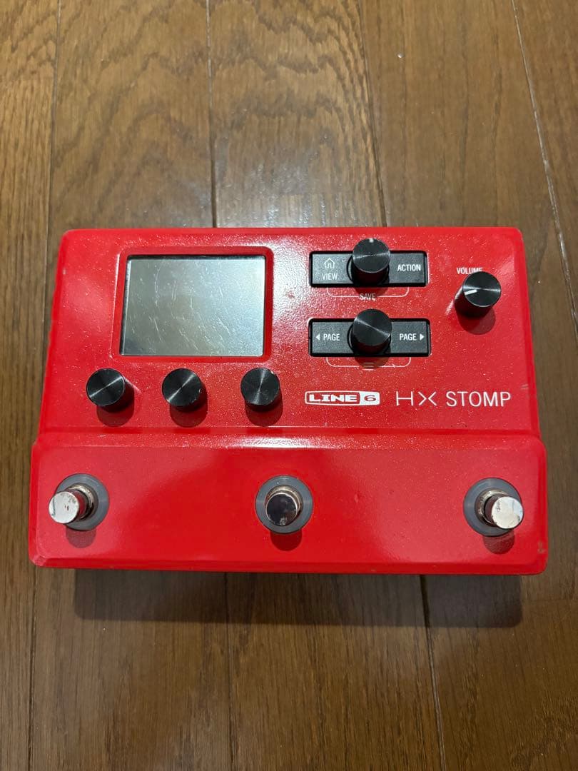 LINE 6 HX Stomp ギターエフェクター レッド