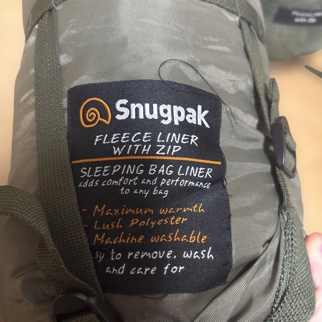Snugpak スナッグパック　インナーシュラフ　2個セット　フリースライナー