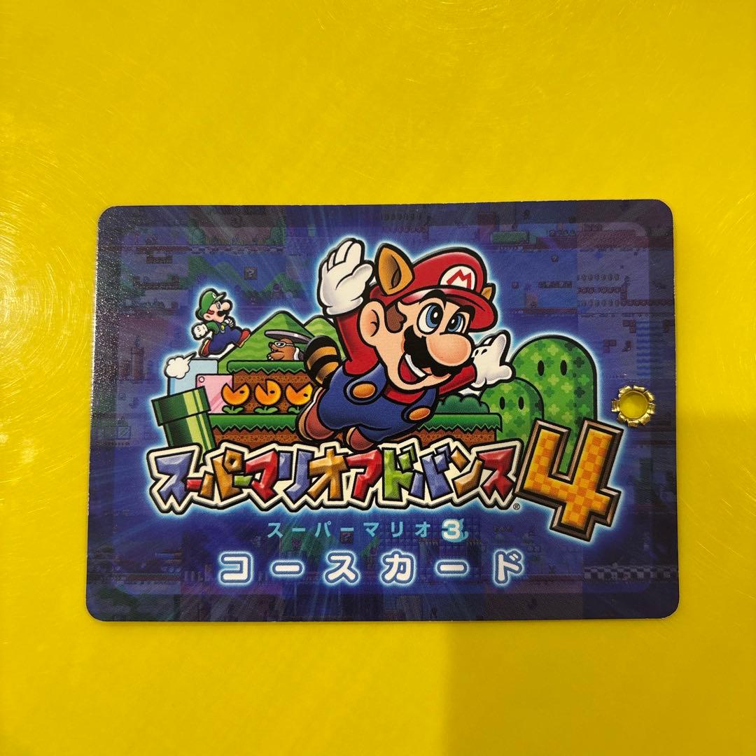［即発送可]スーパーマリオカード 4 コースカード