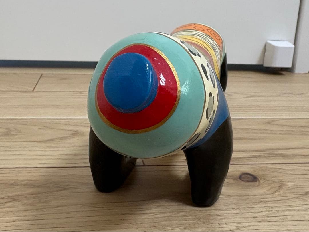 ドイツ　木製犬オブジェ　ダックス